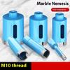5 Segment Diamantine Coated Hole Opener Drill Bit M10 Thread for Granite Marble Tile Ceramic Smooth Vibration Reduction