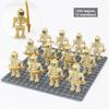 Soldier building blocks selling skulls, ninja bones and skull bodies, birthday gifts, Christmas gifts, children's toys.
