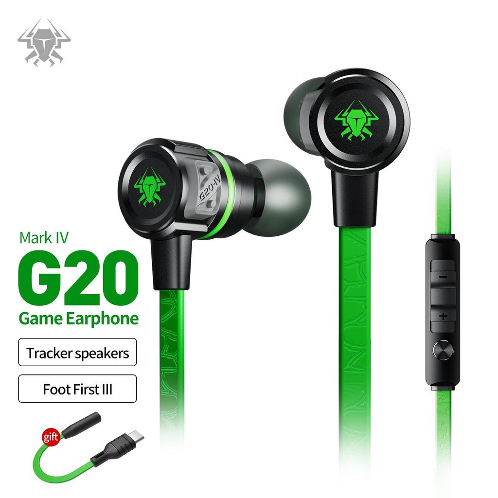 PLEXTONE Puji G20 Type-C 3.5mm Gaming Earbuds for Mobile Devices