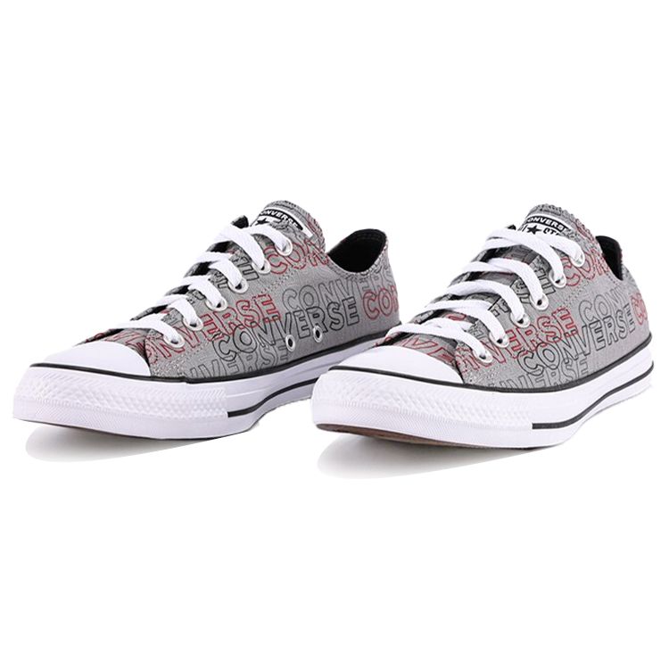 Converse Chuck Taylor All Star Casual Comfortable Low Top Canvas Shoes Unisex Sneakers Gray White 170109C