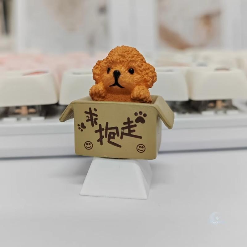 Animal Themed Keycap Puppy Design For Crossed Switches Mechanical Keyboards Office Gaming Keycaps Replacement 1PC