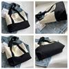 Borsa a Tote in Tela da Donna, Borsa a Spalla di Grande Capacità, Borsa da Shopping Casual in Cotone, Borsa da Viaggio Riutilizzabile con Tasca
