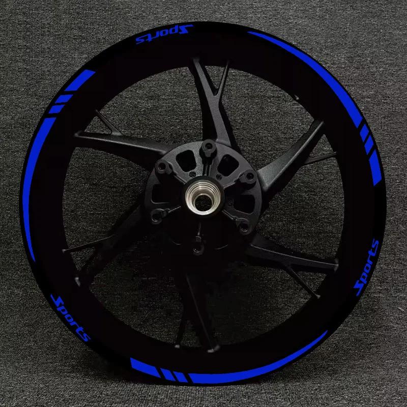 Motorcycle Wheel Rim Stripe Wheel Decal Tape Sticker 18-21 Inch Sport Wheel Decals Road Bike Reflective Sticker