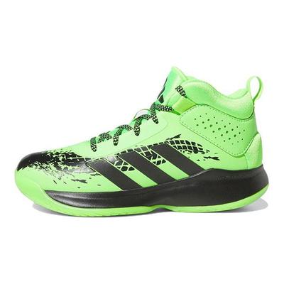 Cross Em Up 5 Wide J Team Solar Green Black Kids Sneakers Core-Black HQ8496