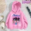 K-pop Demon Hunters Hoodies Boys Girls Long Sleeve Outerwear Saja Boys Print Hooded Coat for Children Fashion Pullover Kids Tops