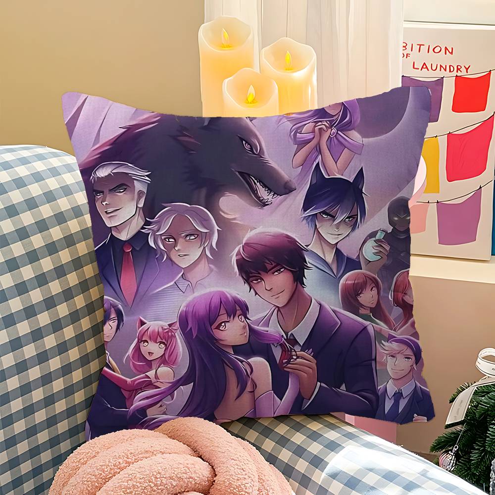 Game Aphmau Cushion Cover Polyester Sofa Cushions Decorative Throw Pillows Home Decoration Pillowcover