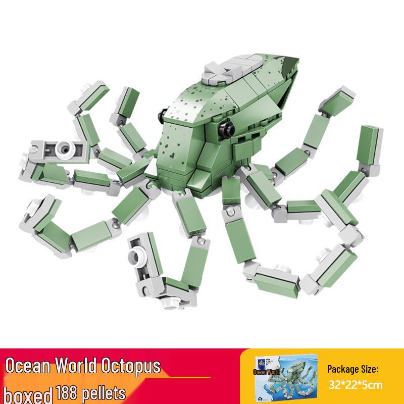 Kai Zhi Compatible Lego Insect Toy: Mantis Model Building Blocks for Kids, Educational Animal Jigsaw Puzzle Gift