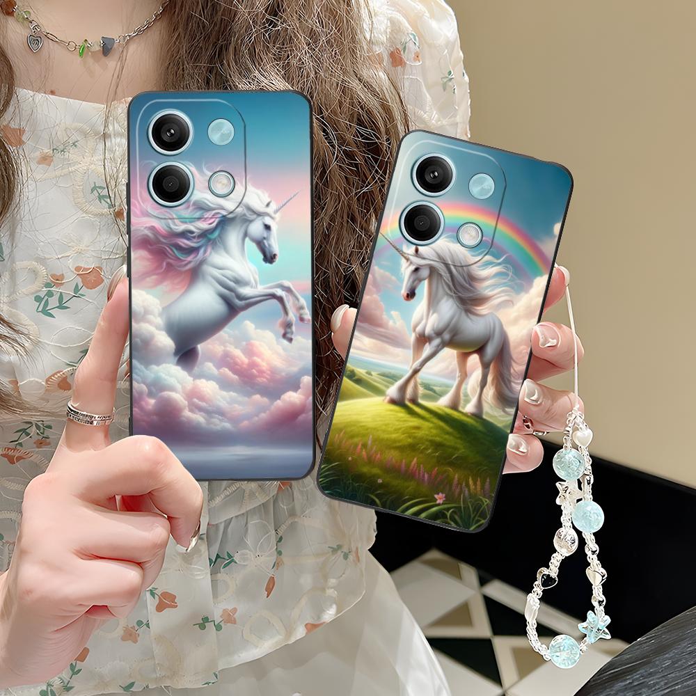 Fantasy Unicorn Mobile Phone Case for POCO F7 F6 F5 F4 F3 F2 Pro GT C75 C71 C65 C61 C40 Pro Ultra Colorful Printing Cover Cover