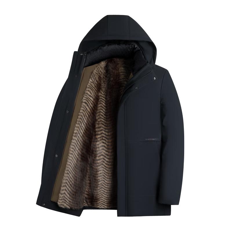 

TUCANO Men s Winter Detachable Liner Warm Padded Jacket for Middle-Aged & Elderly 4XL