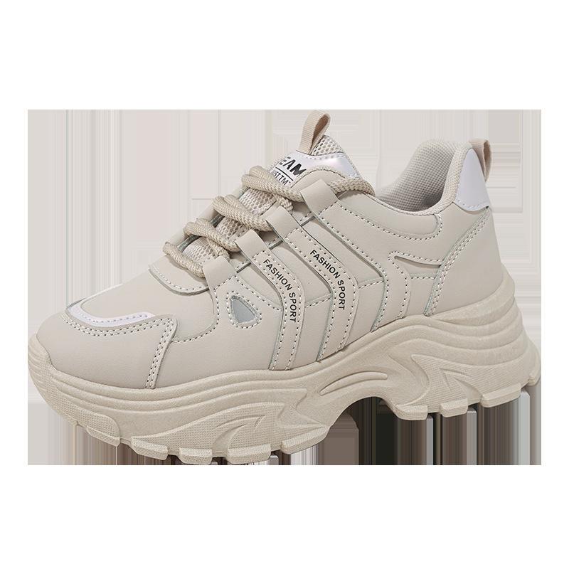 Zi Autumn and Winter New Platform Dad Shoes Women's 2025 Versatile Casual Sports Shoes 2025 Mountaineering Travel Shoes