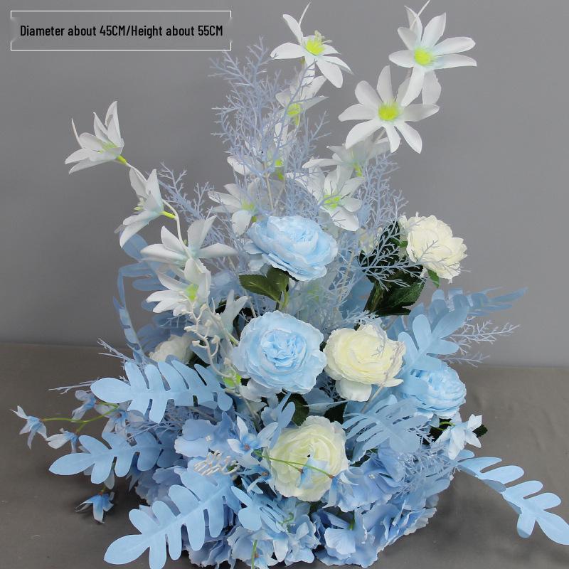Artificial Wedding Aisle Flowers: Hotel Table Arrangements & Decorative Flower Balls for Stage and Welcome Area