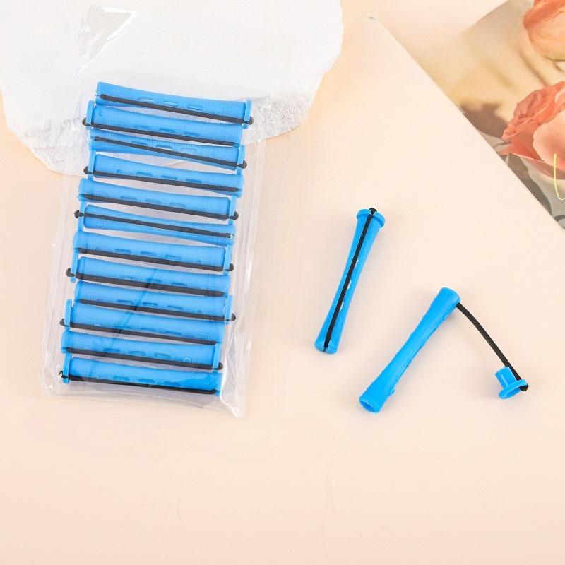 Fluffy Hair Roots  Long Curly Hair Tube with Lid  Plastic American Perm Bar Rubber Rubber Band  Bangs  Curly Hair Bar Artifact