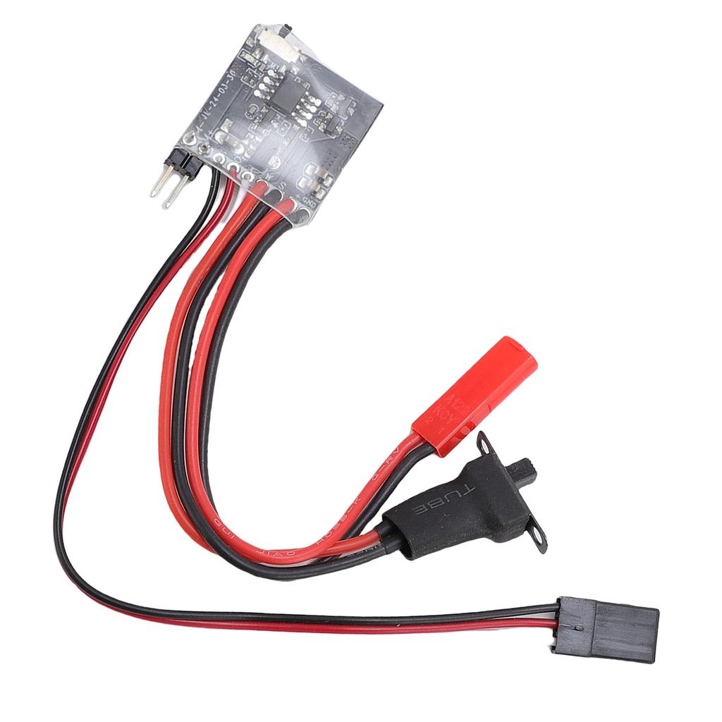 RC Brushed ESC Fit for N20 N030 N050 N130 Motor Brushed Electronic Speed Controller with Brake for 1 16 1 18 1 24 30A