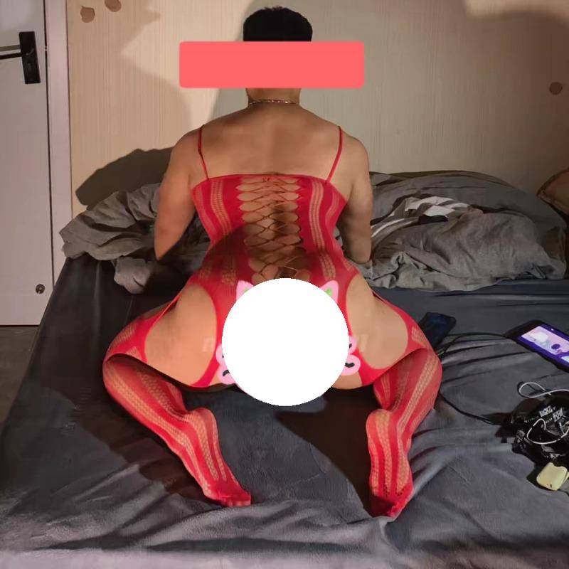Men S Sexy Lingerie Hollow Open Crotch Mesh Bodysuit