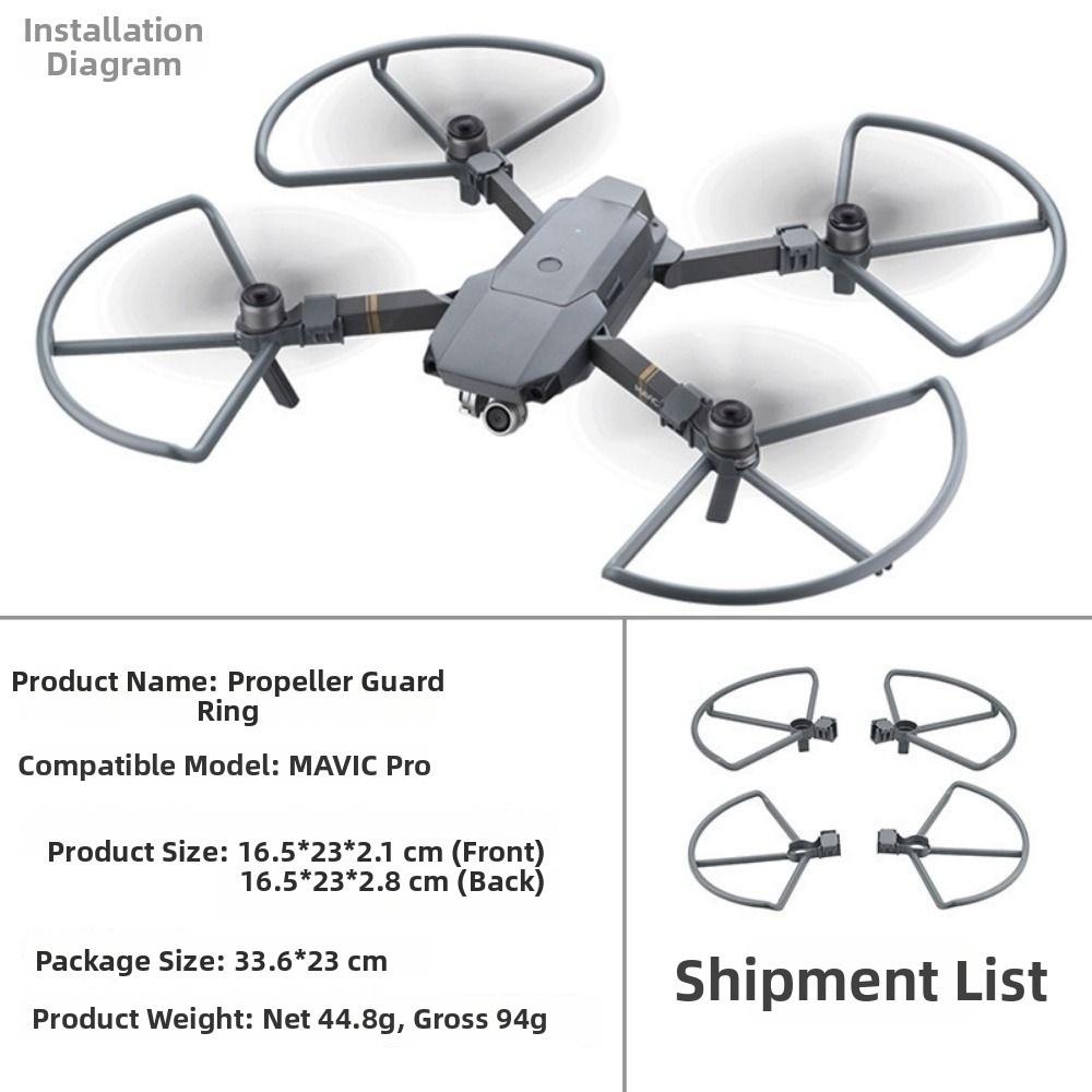 Multistyles Propeller Guard ABS 41*34*5cm Propeller Protection Ring Cover Quick Release Part Accessories