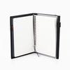 KOKUYO Note Cover Notebook Systemic Ring Note Compatible A5 Leather Style Black 50 Sheets No-V685B-D