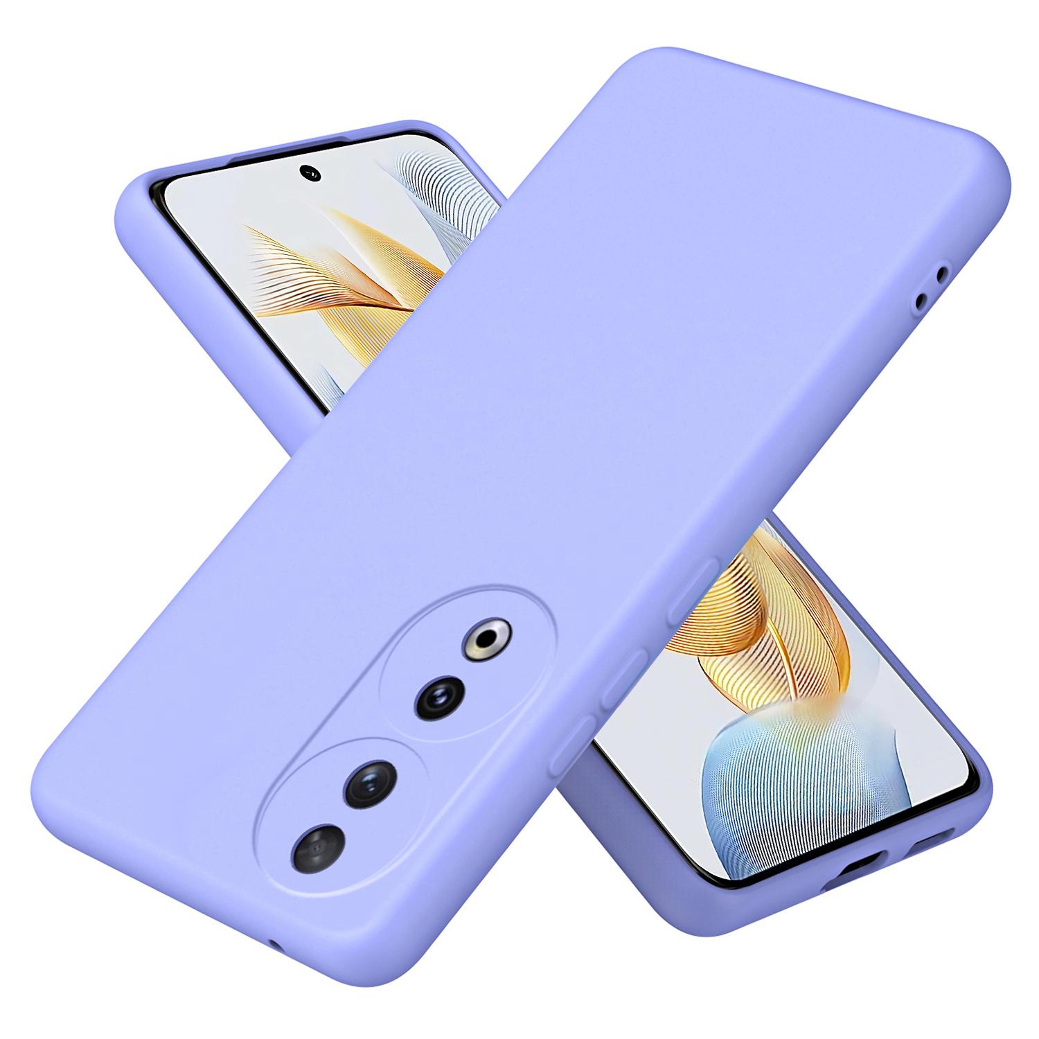 

Для Honor 90 TPU Чохол 2.2мм Гумований М яка Підкладка Захист від подряпин Чохол для телефону Purple