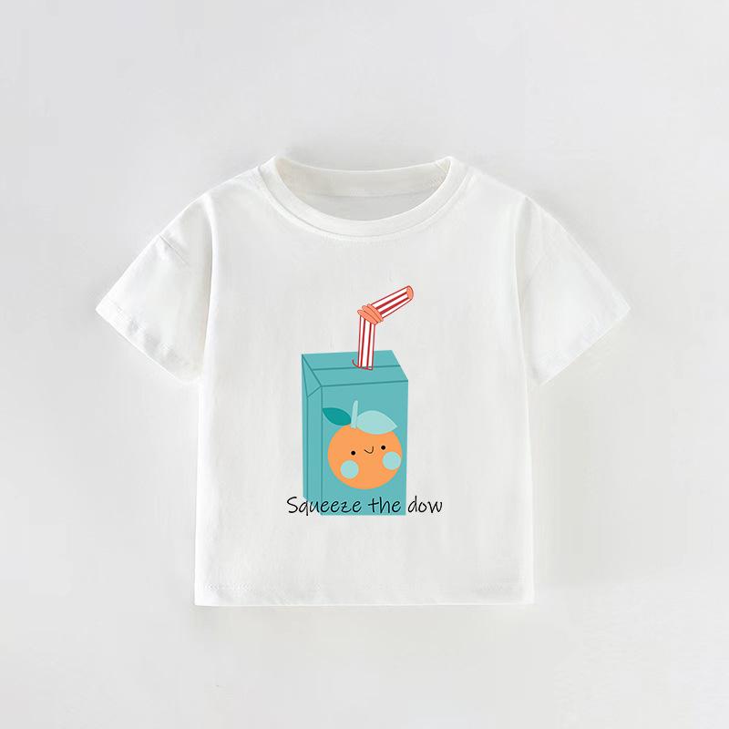 

2026 Summer Kids Short Sleeve Stylish Girls T-shirt 140 cm