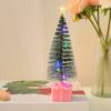 1Pc Night Light New Year Party Christmas Tree Mini Colorful Luminous Xmas Tree DIY Home Decor Candle Lamps Ornaments LED