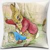 Cute Cartoon Rabbit Printing Series Pattern Pillowcase Square Pillowcase Home Office Decoration Pillowcase