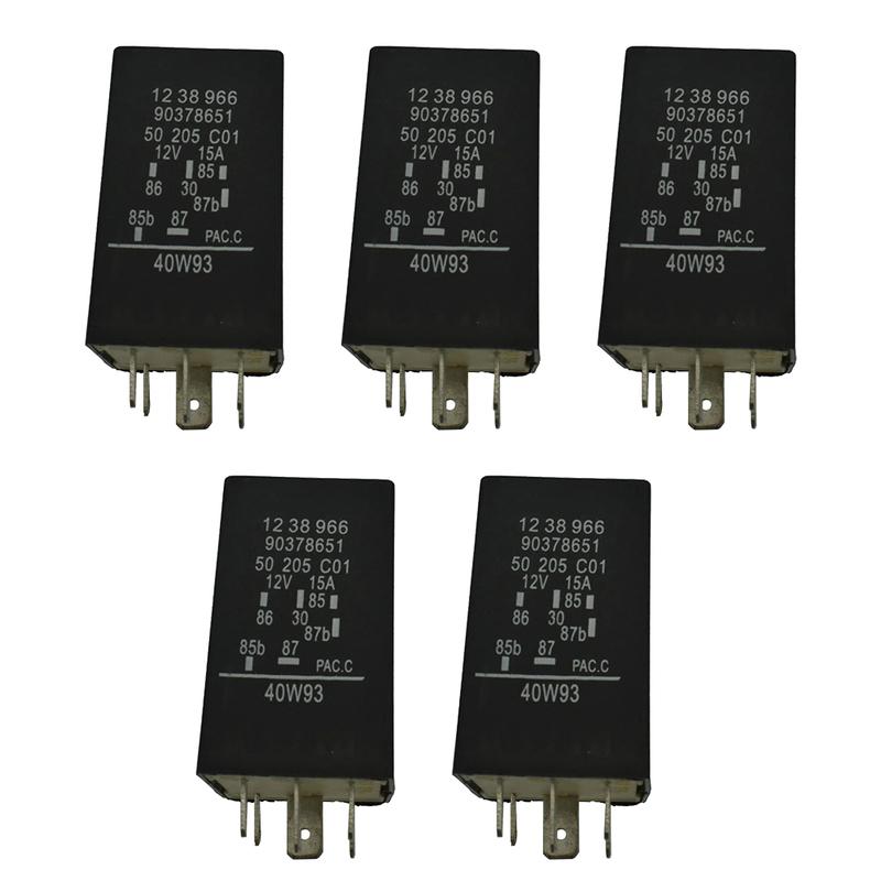 12V Relay 6-Pin Relay Car Maintenance 12V Car Fuel Relay Electronic Component Electronic Components Non-deformation