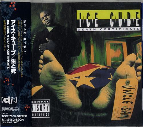

CD ICE CUBE - Death Certificate TOCP7003 Priority Record 1992 Japan ObiRap & Hip-Hop/R&B Used