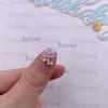 50pcs Resin Mini Colorful A Flower Flatback Stone Flower Figurines Nail Art DIY Wedding Scrapbook Jewelry Crafts Accessories