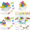 Silicone Kids Stacking Blocks With Balance Fun For Parentchild Play