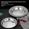 Stainless Steel Steamer Tray Food Grade Material Even Heat Transfer For Home Steaming Buns Vegetables