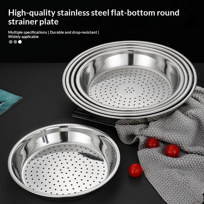 Stainless Steel Steamer Tray Food Grade Material Even Heat Transfer For Home Steaming Buns Vegetables