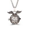 Aromatherapie Engelenvleugels Kleurrijk Zirkoon Kooi Medaillon Ketting Gloeiende Warme Bal Vrouw Mode Cadeau Diffuser Hanger Sieraden