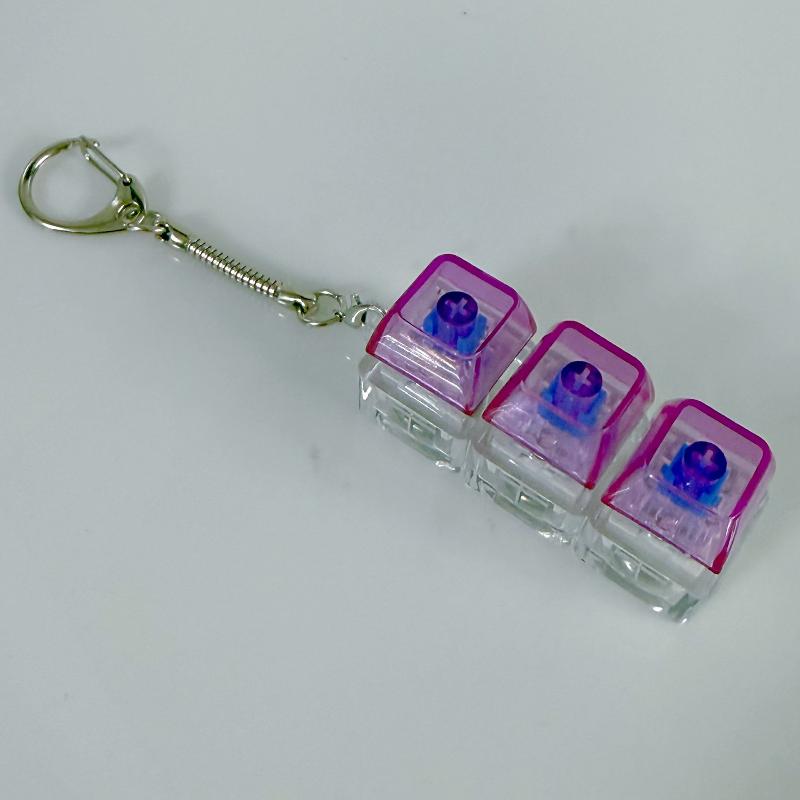 LED Keychain Mechanical Keyboard Switch Tester For Stress   Clicking Tool Office Gaming Gift