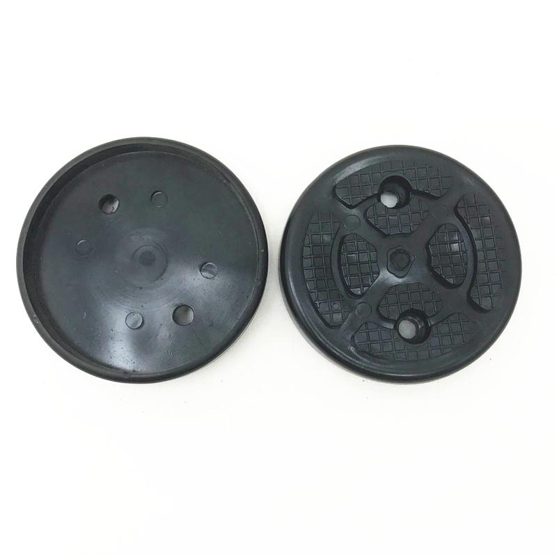 4 Pcs Black Round 115Mm*20Mm Round Rubber Arm Pads For Car Suv Lift Accessories