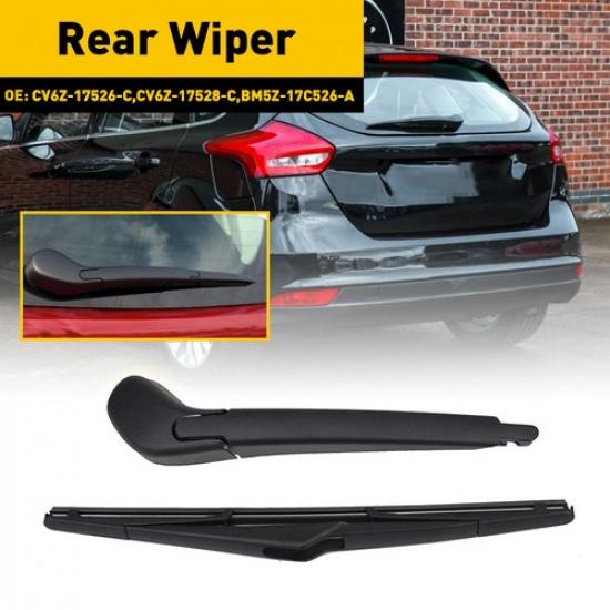 Rear Windshield Arm Wiper  Blade Set Replacement For 2012-2018 Ford Focus EOB