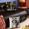 Funny Animals Bathroom Pillow Case Removable Washable Cushion Cover – All-Season Soft Linen