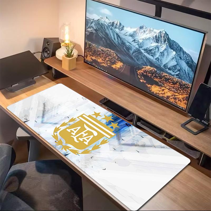 Argentina National Football Team Print  Cushion Non-slip Laptop Tablet Big Mousepad XXL Mat Mini PC Playmat With Lock Edge