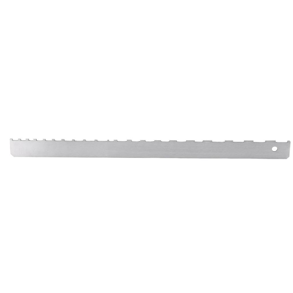 Guitar Neck Notched Ruler Aluminum Music Instrument Accessories for Electric Folk BassM02833