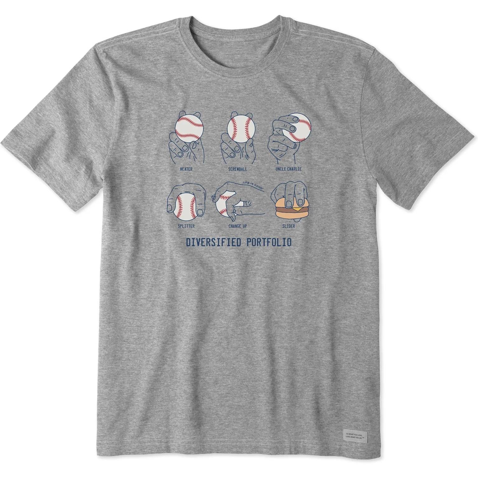 Life is Good. Men s Diversified Pitch Portfolio Short Sleeve Crusher-LITE Tee S