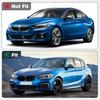 2pcs Rear Side Window Trim Spoiler for BMW 1 Series F20 118i 120i Hatchback 2011- Window Shutter Cover Louver Air Vents