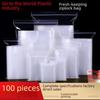 Thickened Transparent PE Ziplock Bag for Clothing and Food Storage
