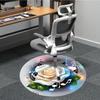 1pc Rose Music Chair Carpet for Office - Durable, Ideal for Chair Mats, Stylish & Functional Decorative Rug Yy260130026