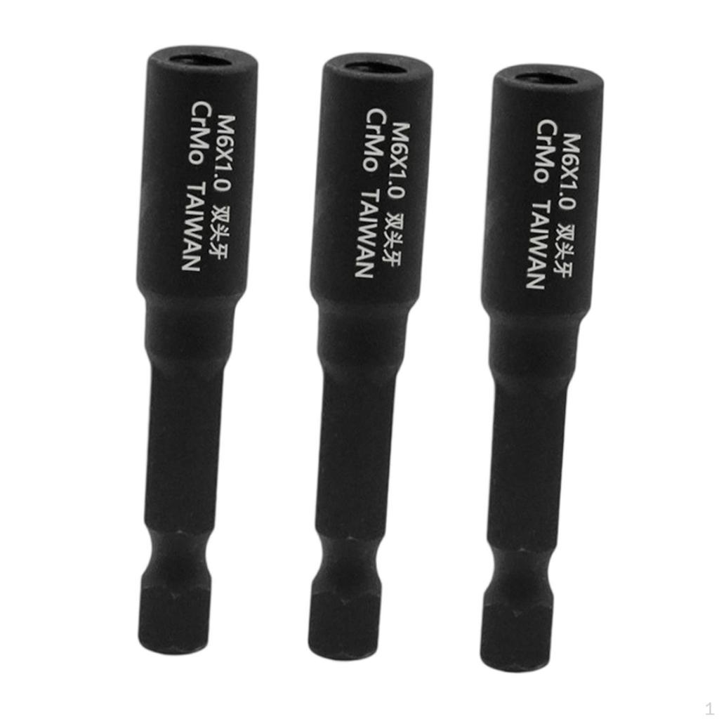 3 Stück Aufhängerbolzen-Einsätze Bohrschrauber-Bits für doppelseitige Schrauben Robust