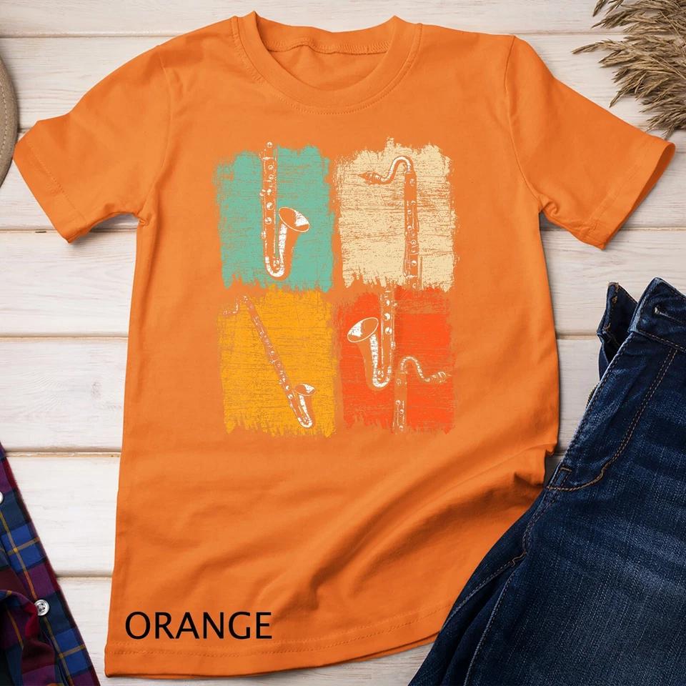 Retro Bass Clarinet Unisex T-shirt 5 L