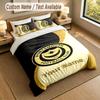 Bedding Set 1 Duvet Cover 2 Pillowcases Portsmouth FC Print Soft Bed Linen Bedroom Decor