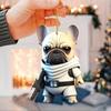 Playful Dog Acrylic Themed Car Accessory Decorative Pendant Keychain Stylish