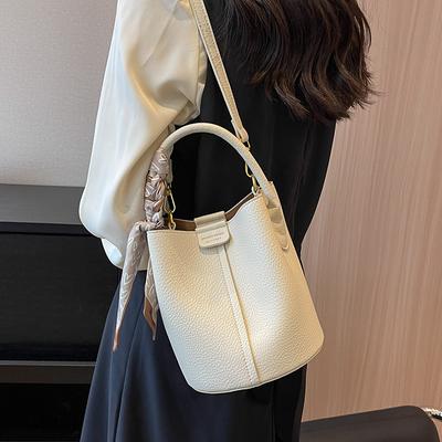 Niche dizaino krepšys vasarai, vieno peties crossbody krepšys su aukštos kokybės rankiniu kibiro formos krepšiu