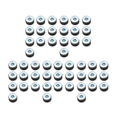 50X Handige 6Mm Universele Motorfiets Rubberen Doorvoertules Bout Kit Vervanging