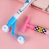 3pcs Scooter Blue Ballpoint pens Kawaii Cartoon Novelty Writing Pens Student School Stationery Kids Prize Gifts Office Use Fun Party Gifts Back School