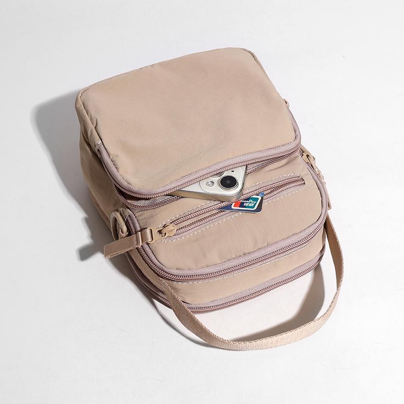 Multi-Layer Mobile Phone Coin Purse Large Capacity Handbag Women's Shoulder Bag