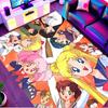 Sailor Moon Print Rug, Washable Floor Carpet, For Entryway Dorm Laundry Room Office Study, Home Decor Birthday Christmas Gift